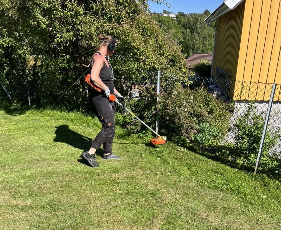 Profesjonell gressklipping